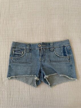 So Wear It Declare It Light Blue Denim Cutoff Shorts